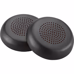 POLY Oreillette en similicuir Savi 7200 (1 pièce), Couvre oreillettes jetables, Noir