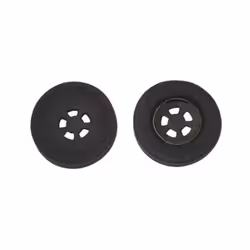 POLY Oreillette en mousse et supports de fixation EncorePro HW700 (2 pièces), Couvre oreillettes jetables, Noir