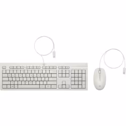 HP 225 Wired Mouse and Keyboard Combo White, 80,3 g, 527 mm, 170 mm, 43 mm, 826,9 g, (ABB) 197497602012; (ABF) 197497602043;  ...