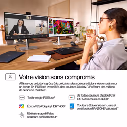HP Écran pour conférence 4K Series 7 Pro 27 pouces - 727pm - Vue supplémentaire 8