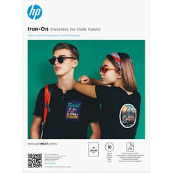 HP Transferts sur tissu pour tissu foncé A4 (210 x 297 mm) - 10 feuilles