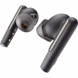 POLY Écouteur noir Voyager Free 60/60+ certifié Microsoft Teams (2 pièces), Écouteurs, Noir