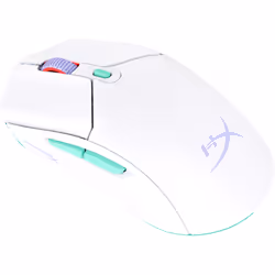 HP HyperX Pulsefire Haste 2 Core sf - Souris gamer (blanc/vert/violet)