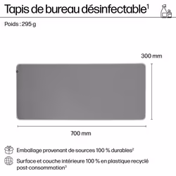 HP 200 Sanitizable Desk Mat - Vue supplémentaire 6