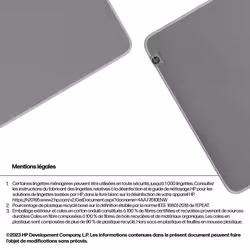 HP 200 Sanitizable Desk Mat - Vue supplémentaire 8