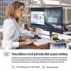 HP Series 7 Pro Écran de conférence 5K2K Série 7 Pro 39,7 pouces - 740pm - Vue supplémentaire 8
