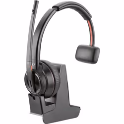POLY Micro-casque Savi 8210 DECT UC USB-A 1 880-1 900 Mhz, Avec fil, Appels/Musique, 20 - 20000 Hz, 115 g, Casque, Noir