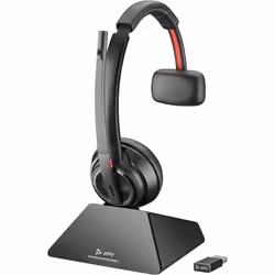 HP Poly Savi 8210 Monaural DECT 1880-1900 MHz Top +Charging Cradle, Avec fil, Bureau/Centre d'appels, 20 - 20000 Hz, 115 g, C ...
