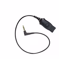 POLY Ensemble câble avec verrou QD, Cable, Noir