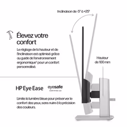 HP Series 5 23.8 inch FHD Height Adjust Monitor - 524sh - Vue supplémentaire 12