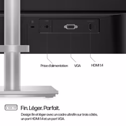 HP Series 5 23.8 inch FHD Height Adjust Monitor - 524sh - Vue supplémentaire 8