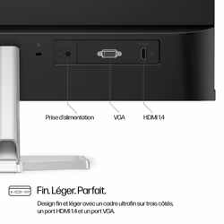 HP Series 5 23.8 inch FHD Monitor - 524sf - Vue supplémentaire 7