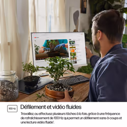 HP Series 5 23.8 inch FHD Monitor with Speakers - 524sa - Vue supplémentaire 10