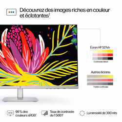 HP Écran Full HD réglable en hauteur 27 pouces Série 5 - 527sh - Vue supplémentaire 7