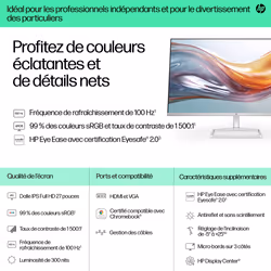 HP Series 5 27 inch FHD White Monitor - 527sw - Vue supplémentaire 12