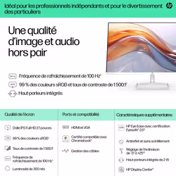 HP Series 5 27 inch FHD Monitor with Speakers - 527sa - Vue supplémentaire 10