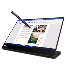 Lenovo ThinkVision M14t écran plat de PC 14" LED Écran tactile Noir - Vue supplémentaire 15