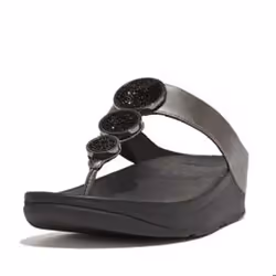 Tongs compensées femme FitFlop Halo Bead-Circle