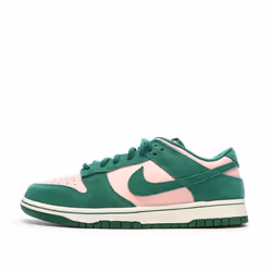 Baskets Roses/Vertes Homme Nike Dunk Low Retro