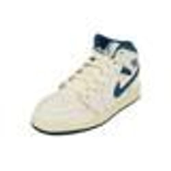 Baskets - Nike - Air Jordan 1 Mid SE GS - Blanc - Garçon - Adulte