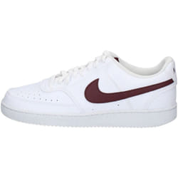 Baskets Blanc/Bordeaux Homme Nike Court Vision Low