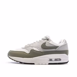 Baskets Blanches/Kaki Femme Nike Air Max 1