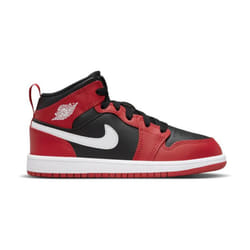 Chaussures pour Enfant - Nike - Air Jordan 1 Mid - Rouge - Respirant - Basket-ball
