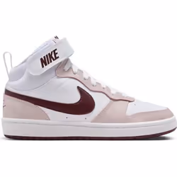 Chaussures - NIKE - Court Borough Mid 2 (GS) - Synthétique - Blanc - Antidérapantes