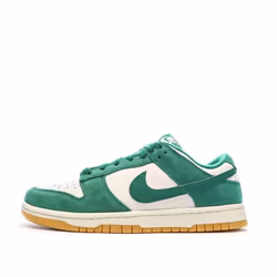 Baskets Blanches/Vertes Homme Nike Dunk Low