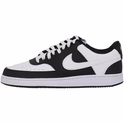 Baskets - Nike - Court Vision Low - Cuir synthétique - Blanc - Plat