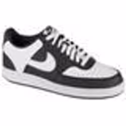 Chaussures - NIKE - Court Vision Low - Noir - Lacets - Synthétique