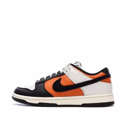 Dunk Low Retro Blanc/Noir/Orange Homme Nike