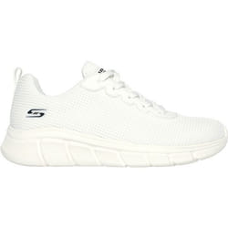 Chaussures Femme SKECHERS Bobs Sport B Flex - Visionary Essence Blanc - Lacets - Textile - Plat