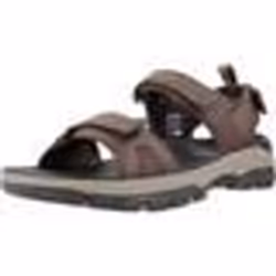 Sandales pour Homme - SKECHERS - Tresmen Ryer - Marron - Cuir - Scratch