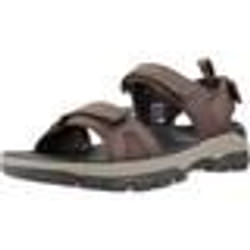 Sandales pour Homme - SKECHERS - Tresmen Ryer - Marron - Cuir - Scratch