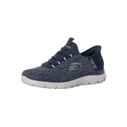 Baskets à enfiler Summits Key Pace - Skechers - Homme - Bleu - Talon plat - Confortable
