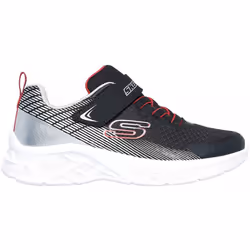 Basket à Scratch Enfant Skechers Zovrix Noir-Argent-Rouge
