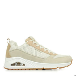 Sneakers - Skechers - Uno Retro One - Beige - Cuir - Confort optimal