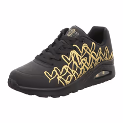 Skechers modèle Uno - Golden Heart Noir