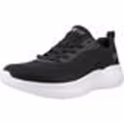 Baskets Femme Skechers Noir - Sportif et Confortable - Lacets - Plat - Textile