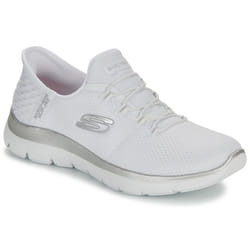 Skechers modèle Slip-ins Summits - Diamond Dream Blanc