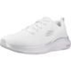 Chaussures pour Femme - SKECHERS - Midnight Glimmer - Blanc - Plat - Textile - Lacets