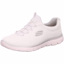 Chaussures pour Femme - SKECHERS - Summits - Artistry Chic - Blanc - Textile - Lacets - Plat