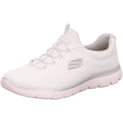 Chaussures pour Femme - SKECHERS - Summits - Artistry Chic - Blanc - Textile - Lacets - Plat