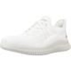 Baskets Skechers Femme Blanc - SKECHERS - 117417-OFWT - Sportif et confortable - Lacets - Plat - Textile