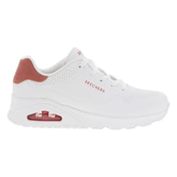 Baskets basses Skechers blanc - SKECHERS - Femme - Lacets - Plat