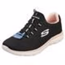 Chaussures Femme - SKECHERS Summits Artistry Chic - Noir - Lacets - Talon Plat