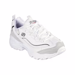 Baskets - SKECHERS - DLites - Femme - Blanc - Cuir