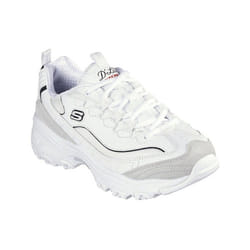 Baskets - SKECHERS - DLites - Femme - Blanc - Cuir