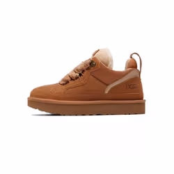 Basket pour femme UGG Lowmel - Marron - Lacets - Cuir
